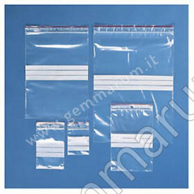 Sachet zip transparent 20x25 cm