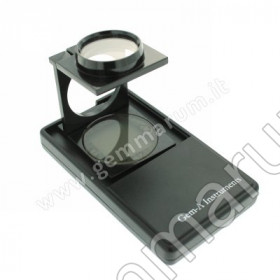 TASCHENPOLARISKOP MIT LICHTQUELLE