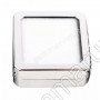 Shiny Silver box 4X4x1.5 cm