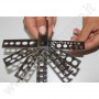 pocket gauge for estimanting weights of loose stone