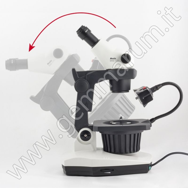 MICROSCOPIO MOTIC DA GEMMOLOGIA TRINOCULARE