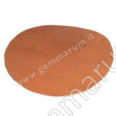 Hard leather polishing disc