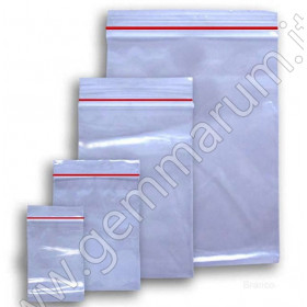 Plastic zip top bags.