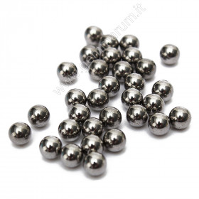 Steel spheres polishing media for fine metals