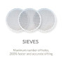 DIAMOND SIEVE 80 light plates Ø 80 mm