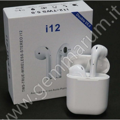Ein Paar Bluetooth In-Ear Kopfhoerer i12