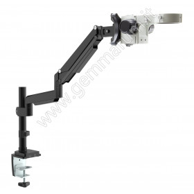 Highly versatile flexible arm stand for microscope