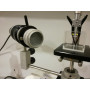 Horizontal microscope for immersion