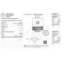 CVD SYNTHETIC DIAMOND with certificate