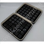 Tray with 60 boxes 3x3 - black