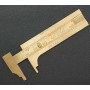 calibro meccanico in ottone 60mm