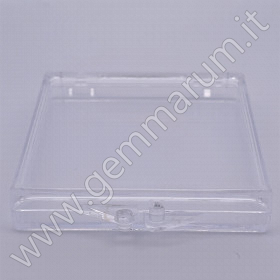 Edelsteindose 5x5x1.08 cm Transparent