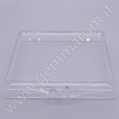 Scatolina trasparente porta pietre Gel 5x5x1.08 cm