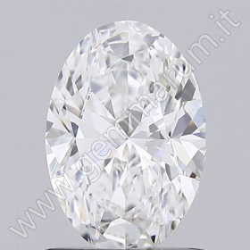 CVD Synthetischer Diamant / OVAL-Schliff