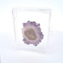 Edelsteindose 7.5x7.5 x1.5 cm Transparent