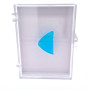 Edelsteindose 7.5x7.5 x1.5 cm - weiß