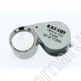 KASSOY LOUPE 10x 18mm Jewelers loupe