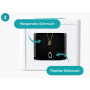 Eclipse Pro - Sfondo nero girevole per Gemlight Box Pro