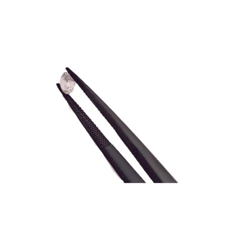 Pinzetta nera con scanalatura