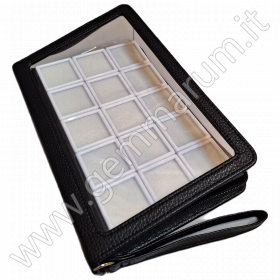 PORTABLE CASE with 15 display boxes 4x4