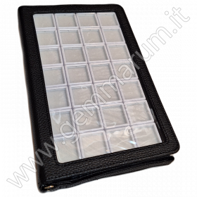 PORTABLE CASE with 28 display boxes 3x3