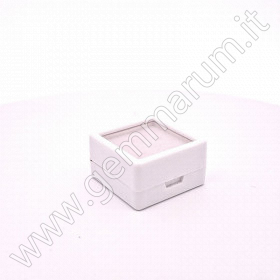 DISPLAY BOX 3X3 WHITE for gemstones