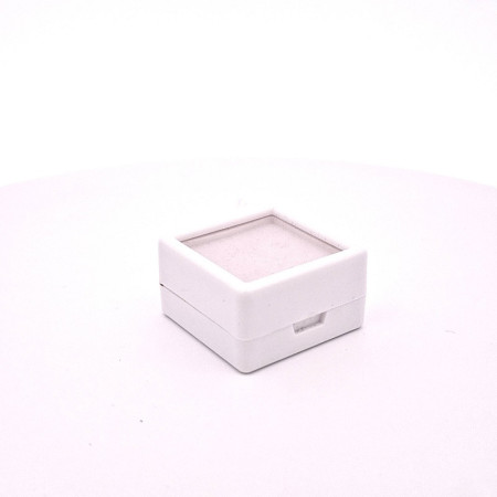 DISPLAY BOX 3X3 WHITE for gemstones