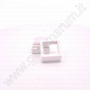 DISPLAY BOX 2X2 WHITE for gemstones