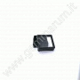 Glasdeckeldose 30x30x15 mm - schwarz für Diamanten und Edelsteine