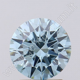 Diamante sintetico CVD Fancy Vivid Blue 2.05 ct