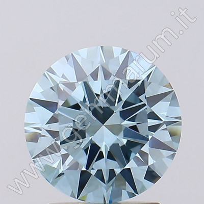 Diamante sintetico CVD Fancy Vivid Blue 2.15 ct