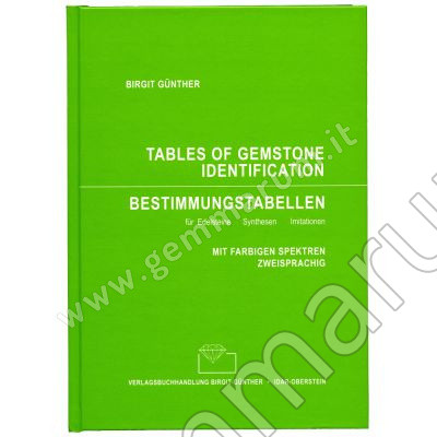 Tables Of Gemstone identification Birgit Gunther