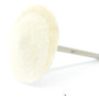 Filzpolierer Scheibe mit Kante 25x6mm