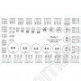 Diamond Sizing Templates - 10 pcs