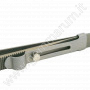 TITANIUM DIAMOND TWEEZERS with groove and lock