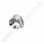 Diamond simulant in Cubic Zirconia, brilliant heart cut Ø 50mm