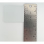 Synthetic TEST STONE - white 40x50x3 mm