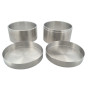 Metal box for diamond sieve plates Ø 80 mm