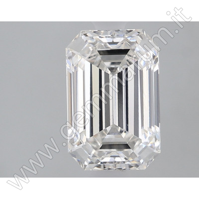 DIAMANTE SINTETICO TAGLIO SMERALDO E 1.10 ct