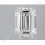 DIAMANTE SINTETICO TAGLIO SMERALDO E 1.10 ct