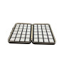 Elegante box imbottito con 48 scatoline 4x4 Bianche