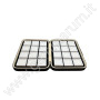 Tray with 24 boxes 5x5 - white