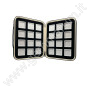Tray with 24 boxes 4x4 - white