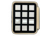 Elegante box imbottito con 24 scatoline 4x4 Bianche