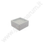white Acrylic Gemstone display box 3x3cm