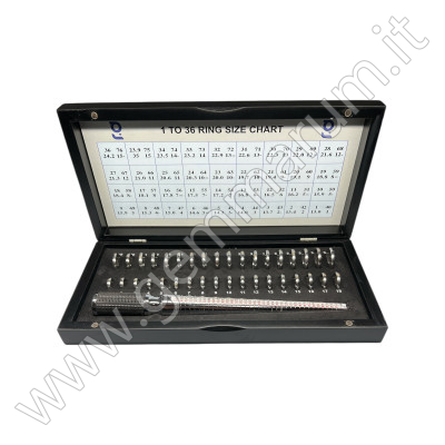 RING STICK Set in an elegant box - black