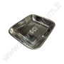 Weighing Pan for Scales - silver chrome