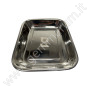 Weighing Pan for Scales - silver chrome