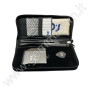 Elegant case complete with accessories for diamond grading