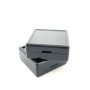SCATOLINA NERA IN PLASTICA PORTA PIETRA 4X4